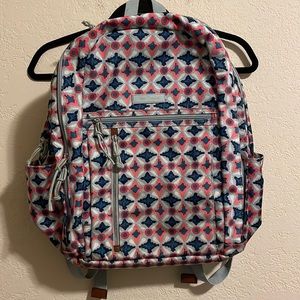 VERA BRADLEY Lighten Up Grand Backpack Water Geo